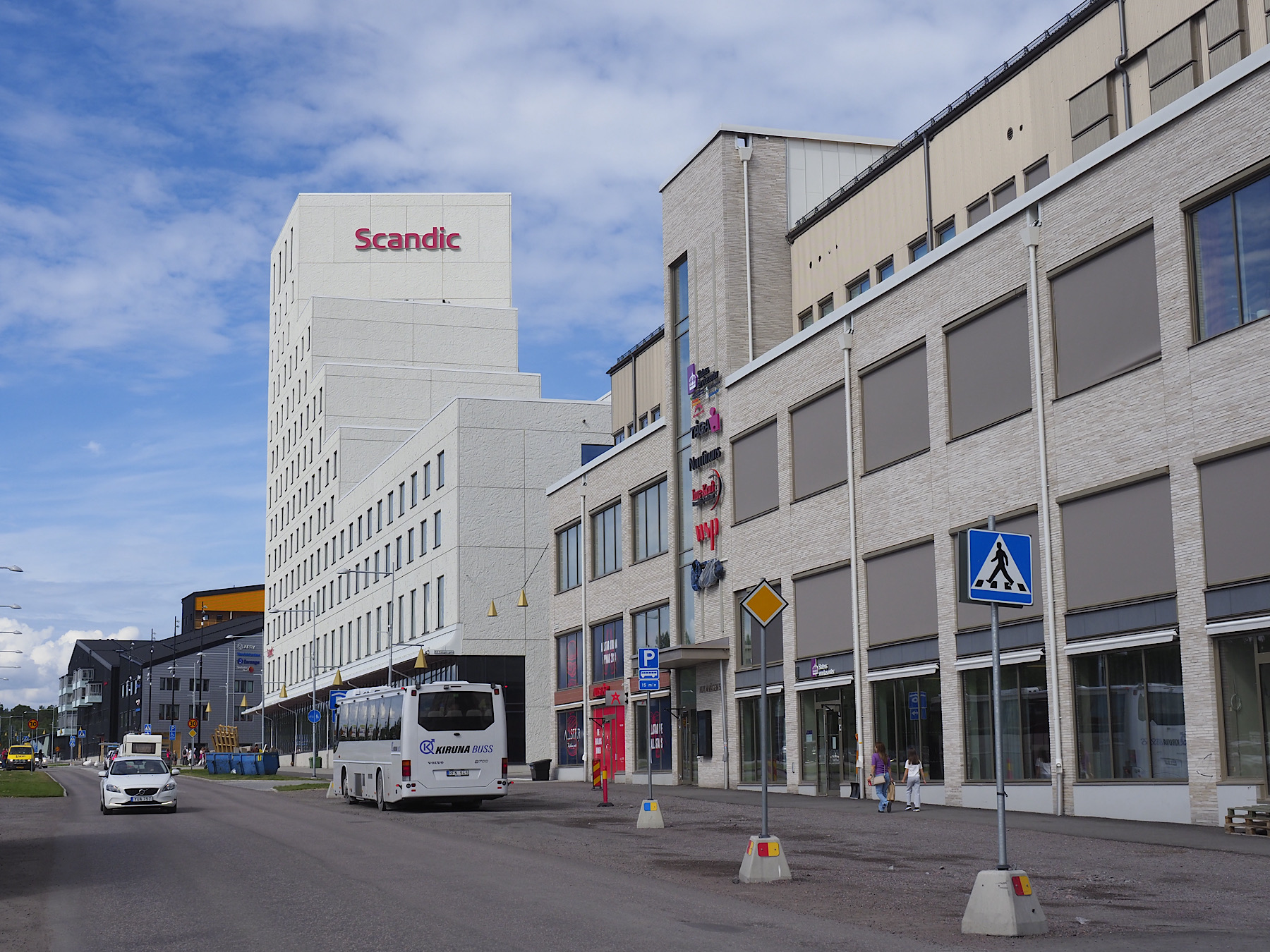 Straßenbild Kiruna