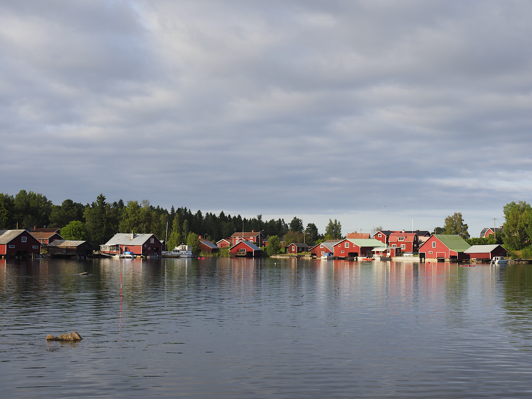 Skärså im Abendlicht