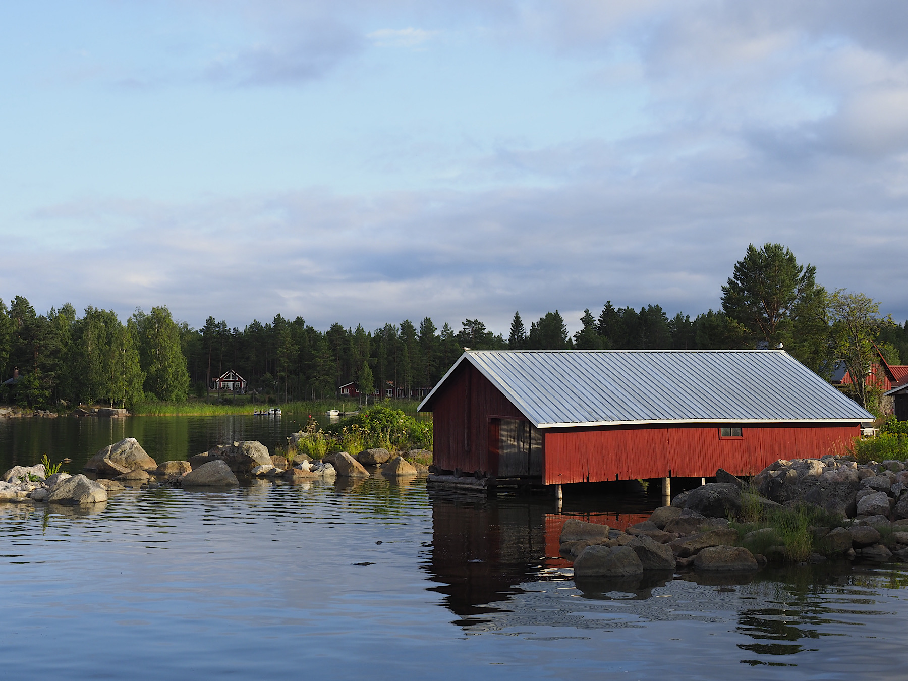 Skärså im Abendlicht