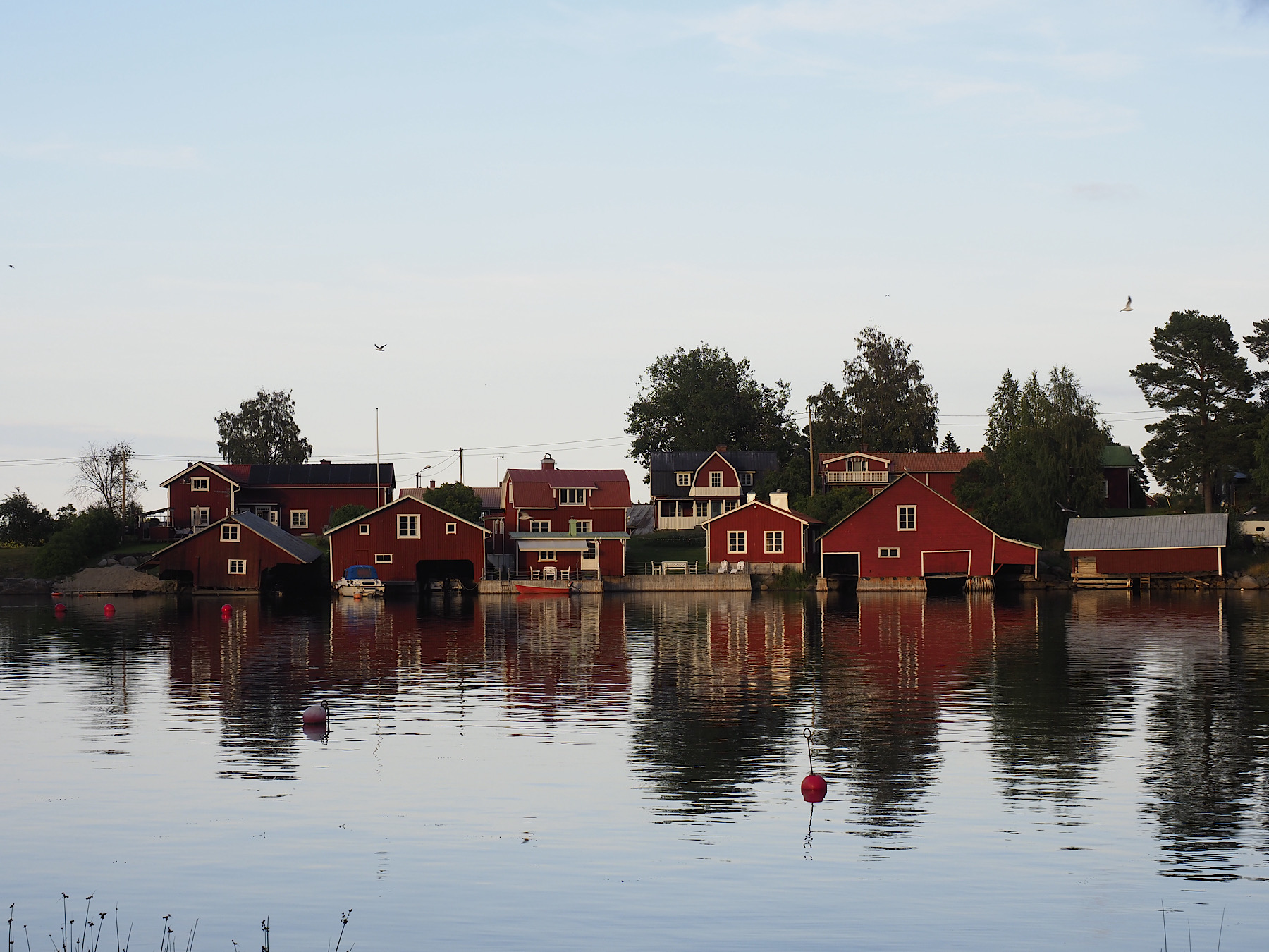 Skärså im Abendlicht