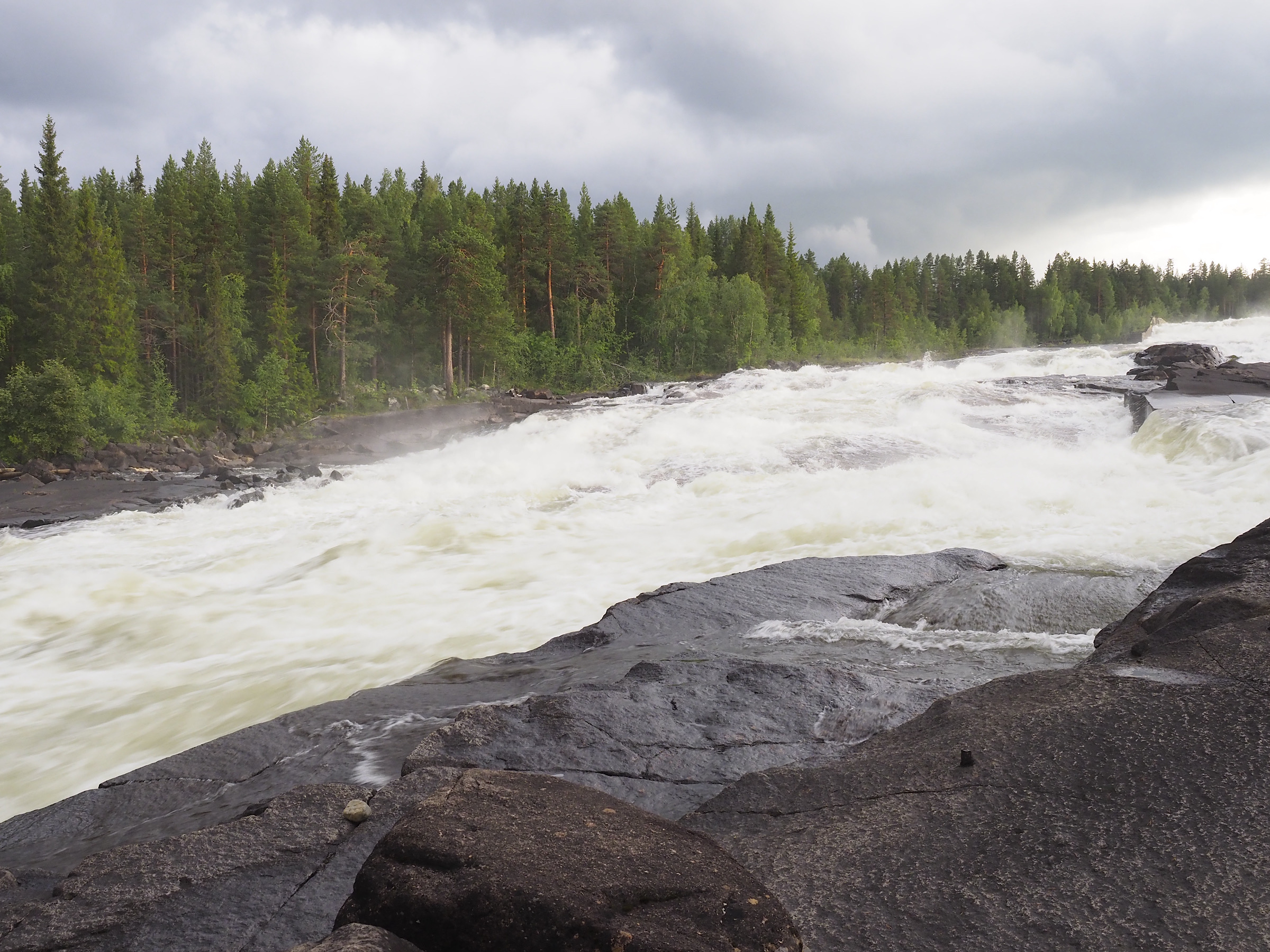 Stromschnellen Storforsen