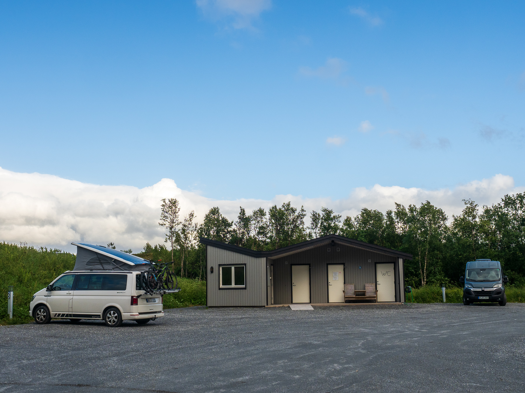 Torghatten, Wohnmobil Stellplatz