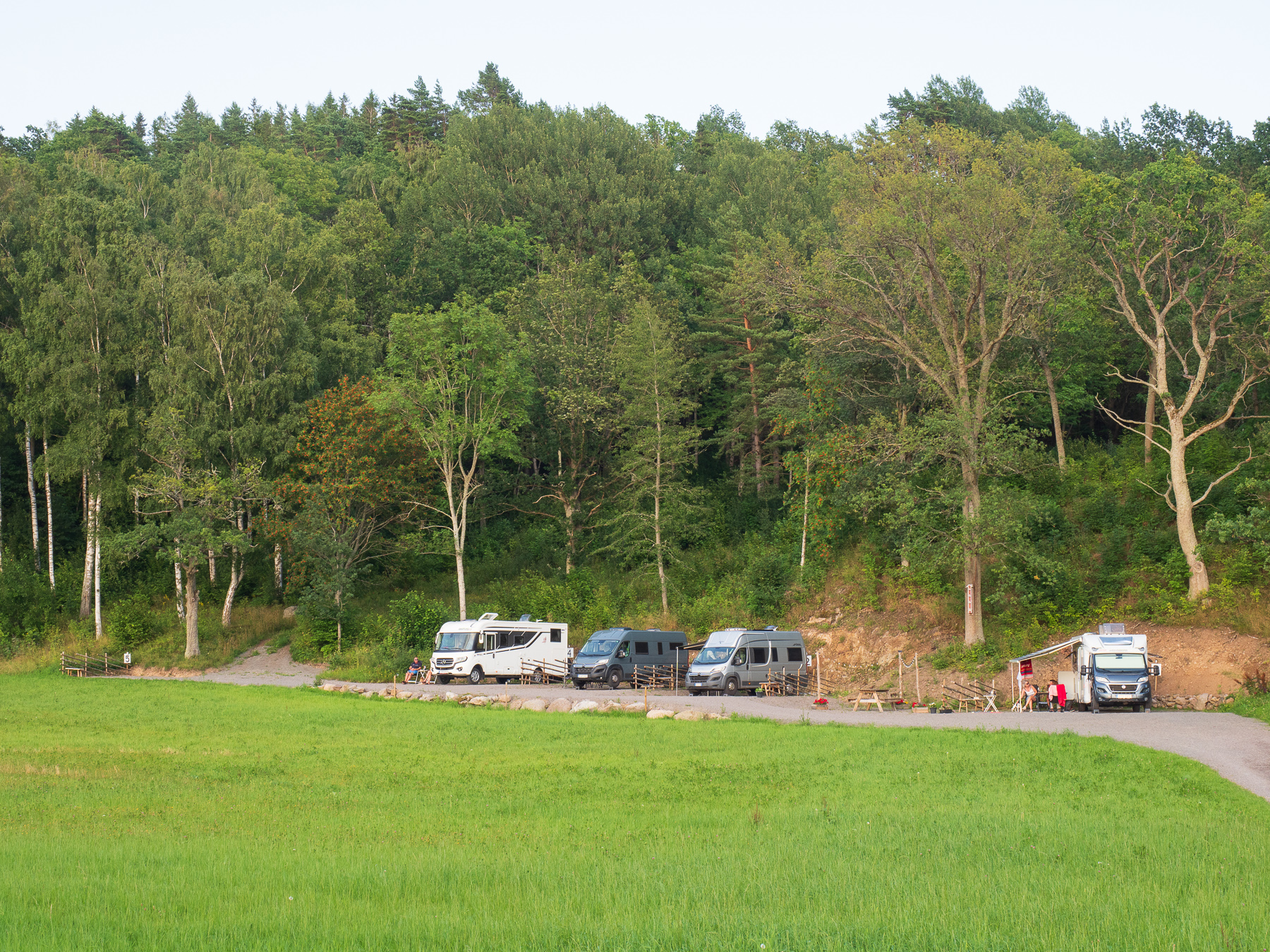 Uppgränna, privater Stellplatz