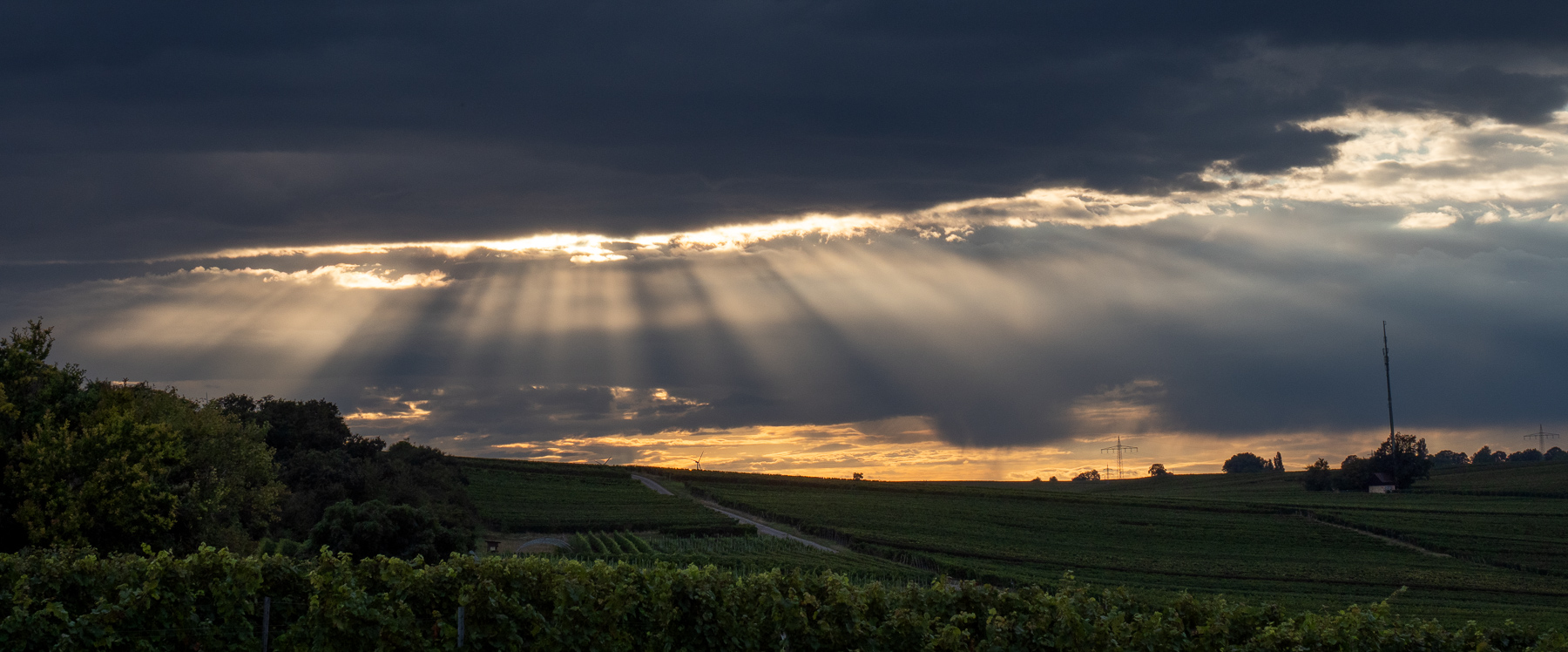 Abendhimmel über Nierstein