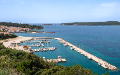 Pylos ohne Festung, aber mit abschliessenden Wein Highlight