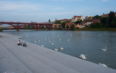Maribor-Momente: Uferpromenade, Wein und Violine